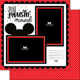 Disney MOUSIN’ AROUND LAYOUT LEFT DS 12"X12" Paper Scrapbooksrus 