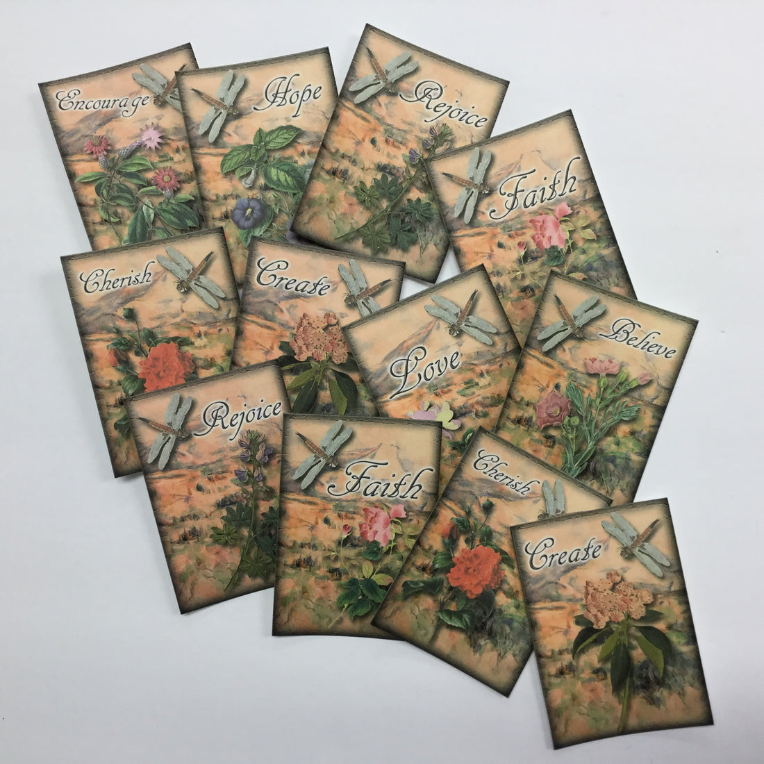 Tags & Ephemera 12pc VINTAGE SENTIMENTS Scrapbooksrus