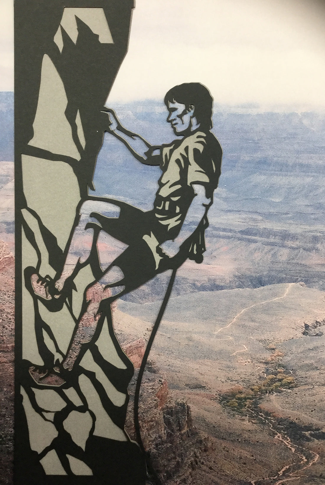 ROCK CLIMBING Page Border Outdoor Laser Cut Diecut