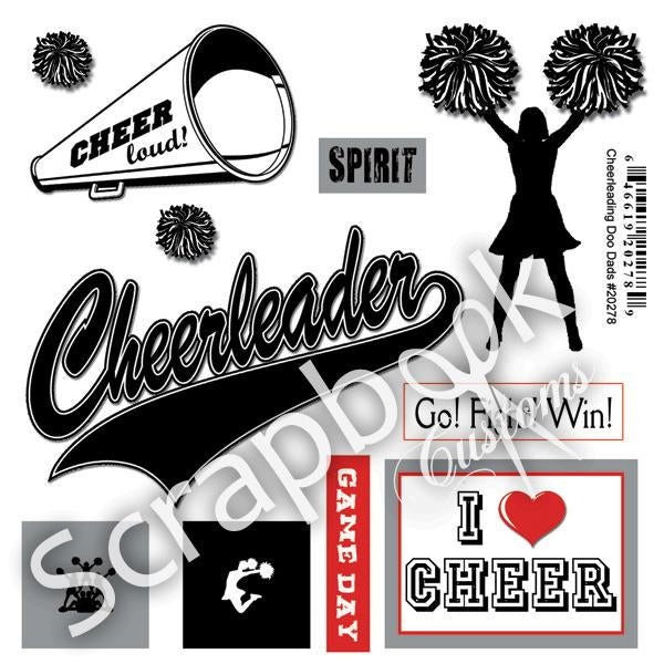 CHEERLEADING Doo Dads Stickers 11pc