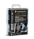 Chameleon Color Tops GRAY TONES Alcohol Markers Pens 5pc Scrapbooksrus 