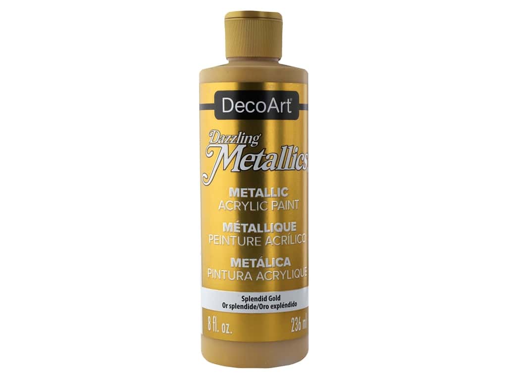 DecoArt SPLENDID GOLD Metallic Acrylic Paint Scrapbooksrus 