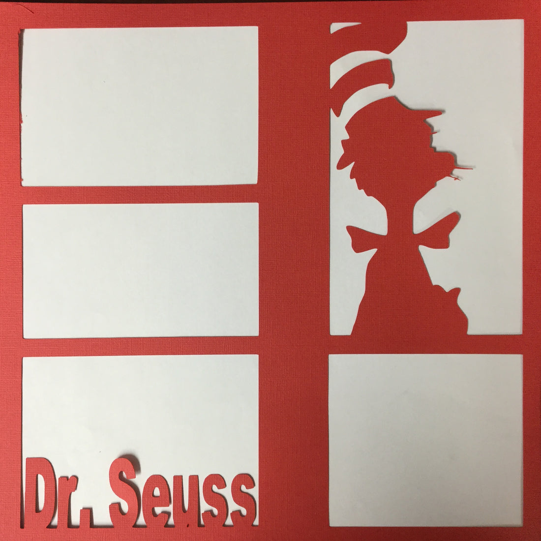 Page Frame DR SEUSS 12&quot;x12&quot; Scrapbook Overlay Scrapbooksrus 