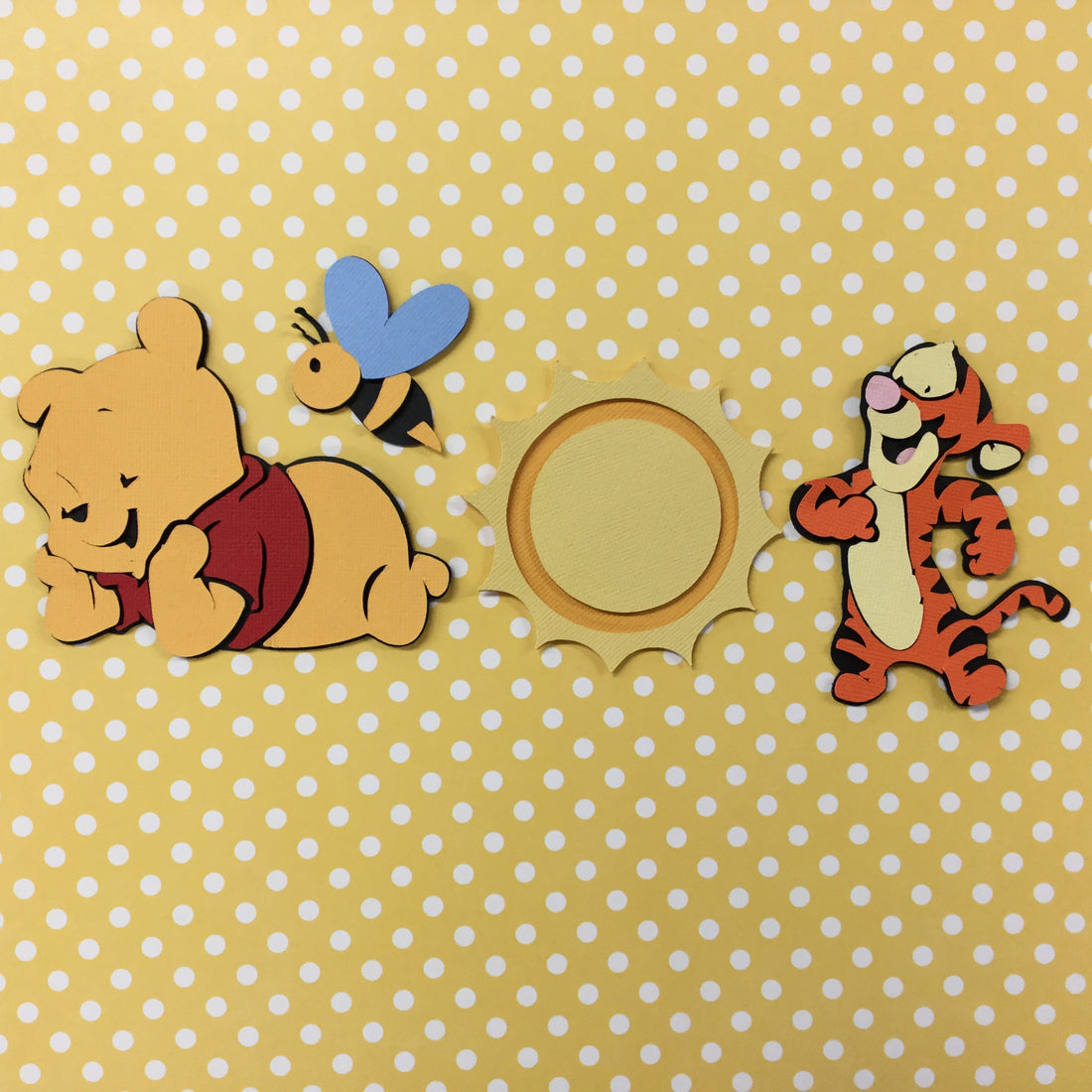 POOH AND TIGGER Handmade Die Cut Set Scrapbooksrus