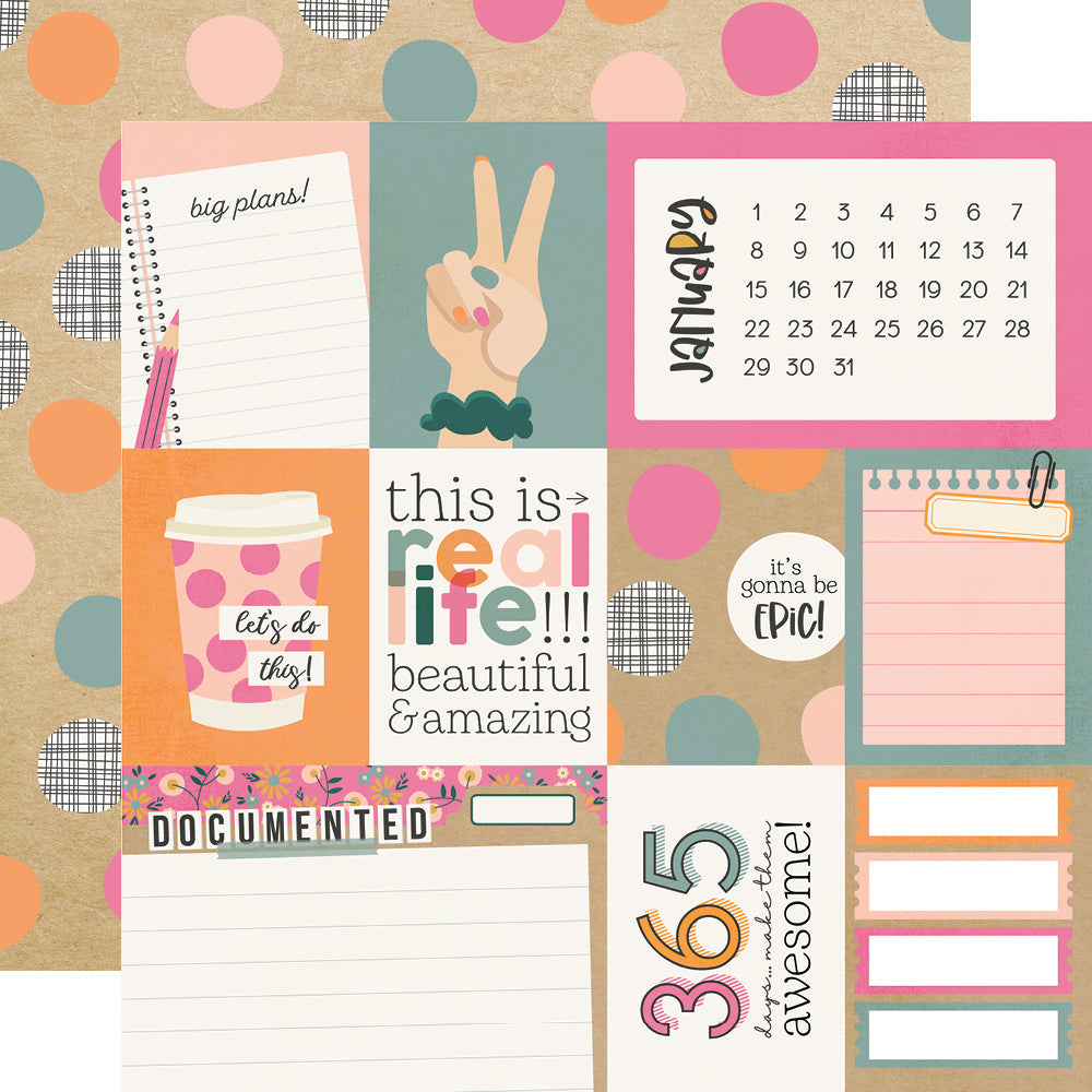 Simple Stories GOOD STUFF Decorative Brads &amp; Chipboard Pieces 27pc Scrapbooksrus 