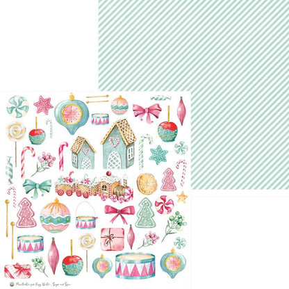 P13 Winter SUGAR AND SPICE  12&quot;X12&quot; Designer Paper Pack 13pc Scrapbooksrus 