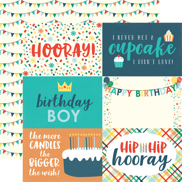 Echo Park HAPPY BIRTHDAY BOY 13pc 12”x12” Collection Kit Scrapbooksrus