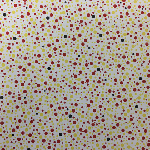 Paper Studio Scrapbook Paper 2 Pages 12x12 Pink Large Dots Circles Single  Sided