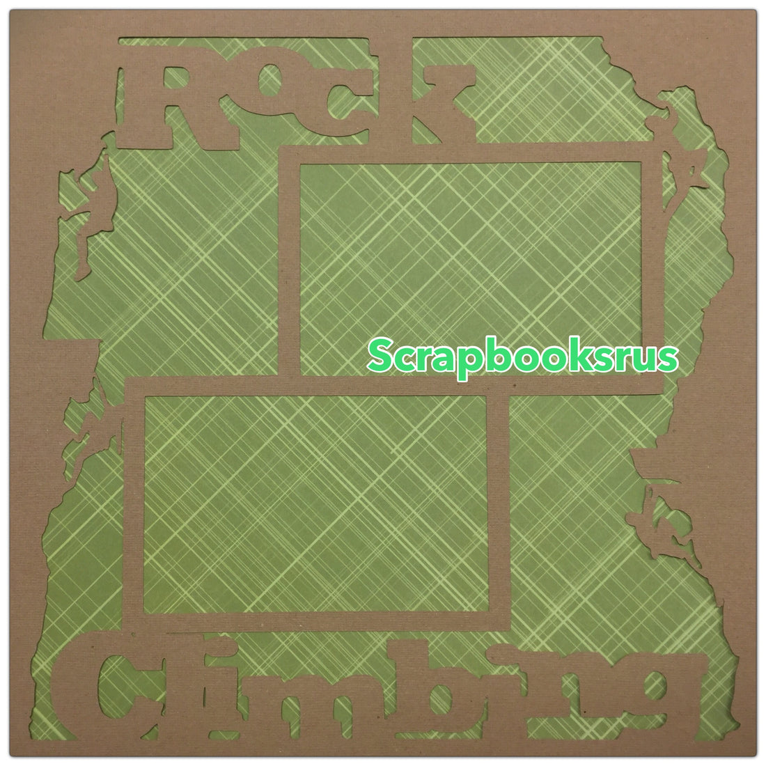 Rock Climbing Overlay Scrapbook Die Cut @ Scrapbooksrus