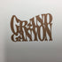 GRAND CANYON Rust Travel Laser Cut Diecut - Scrapbooksrus