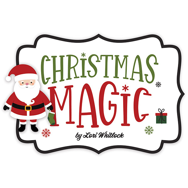 Echo Park CHRISTMAS MAGIC Decorative Brads 25pc Scrapbooksrus 