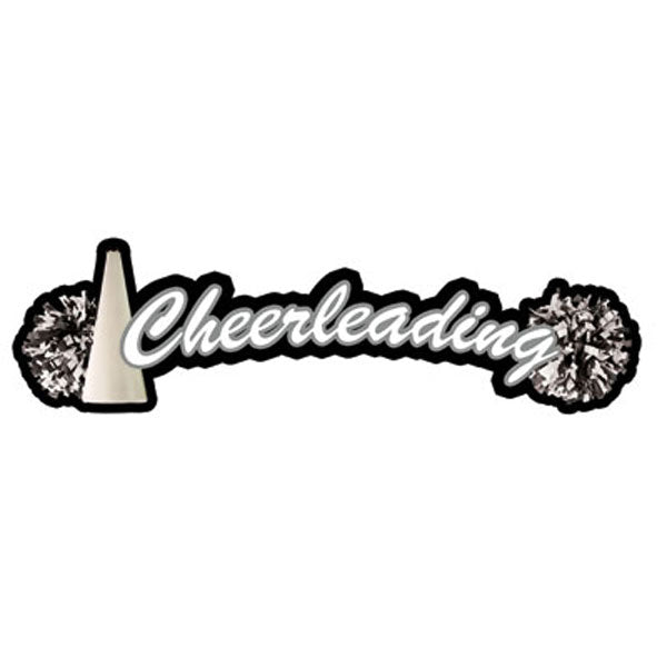 CHEERLEADING Sport Topper Sticker 3”x10” 1pc