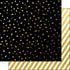 FAUX FOIL STRIPES & DOTS DS 12"X12" Scrapbook Customs Paper Scrapbooksrus 