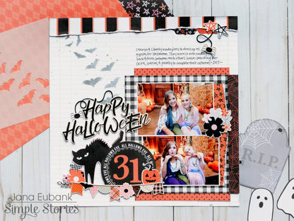 Simple Stories Happy Haunting BITS &amp; PIECES Die-Cuts 64pc Scrapbooksrus 