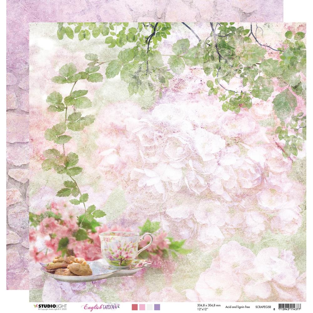 Studio Light ENGLISH GARDEN 2 12”x12” Scrapbook Paper Scrapbooksrus