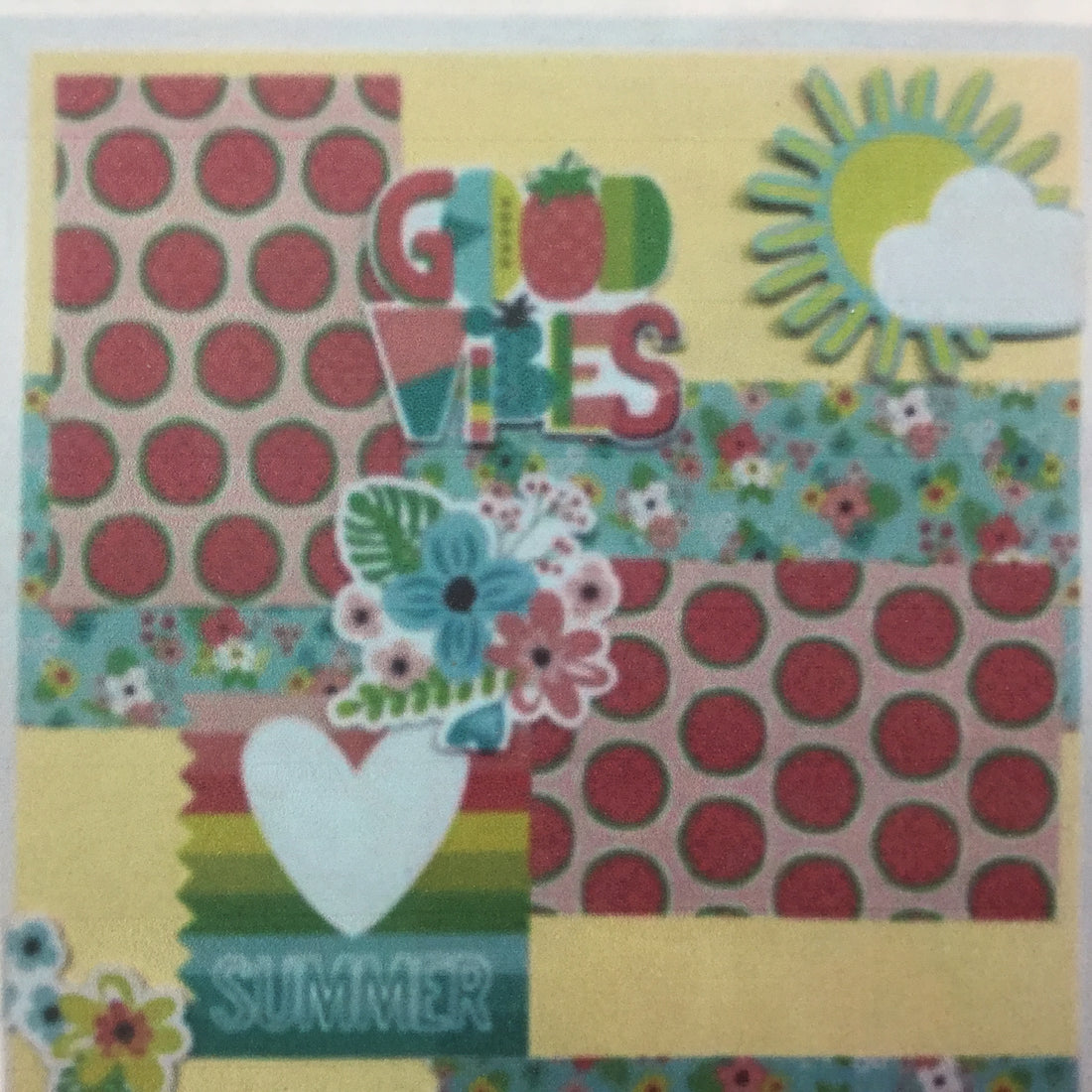 GOOD VIBES Scrapbook Page Kit Scrapbooksrus