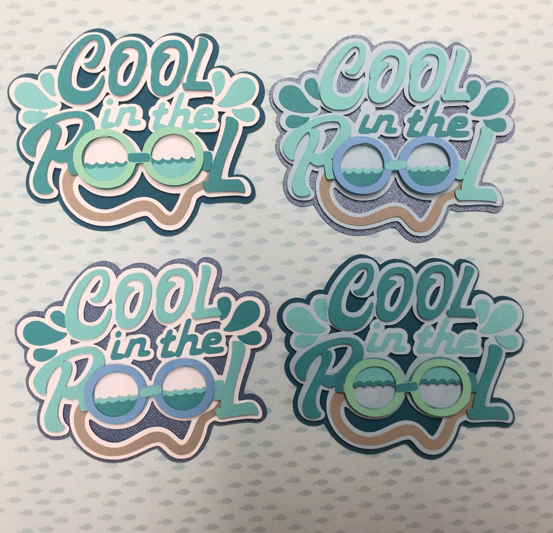COOL IN THE POOL Die Cuts Scrapbooksrus