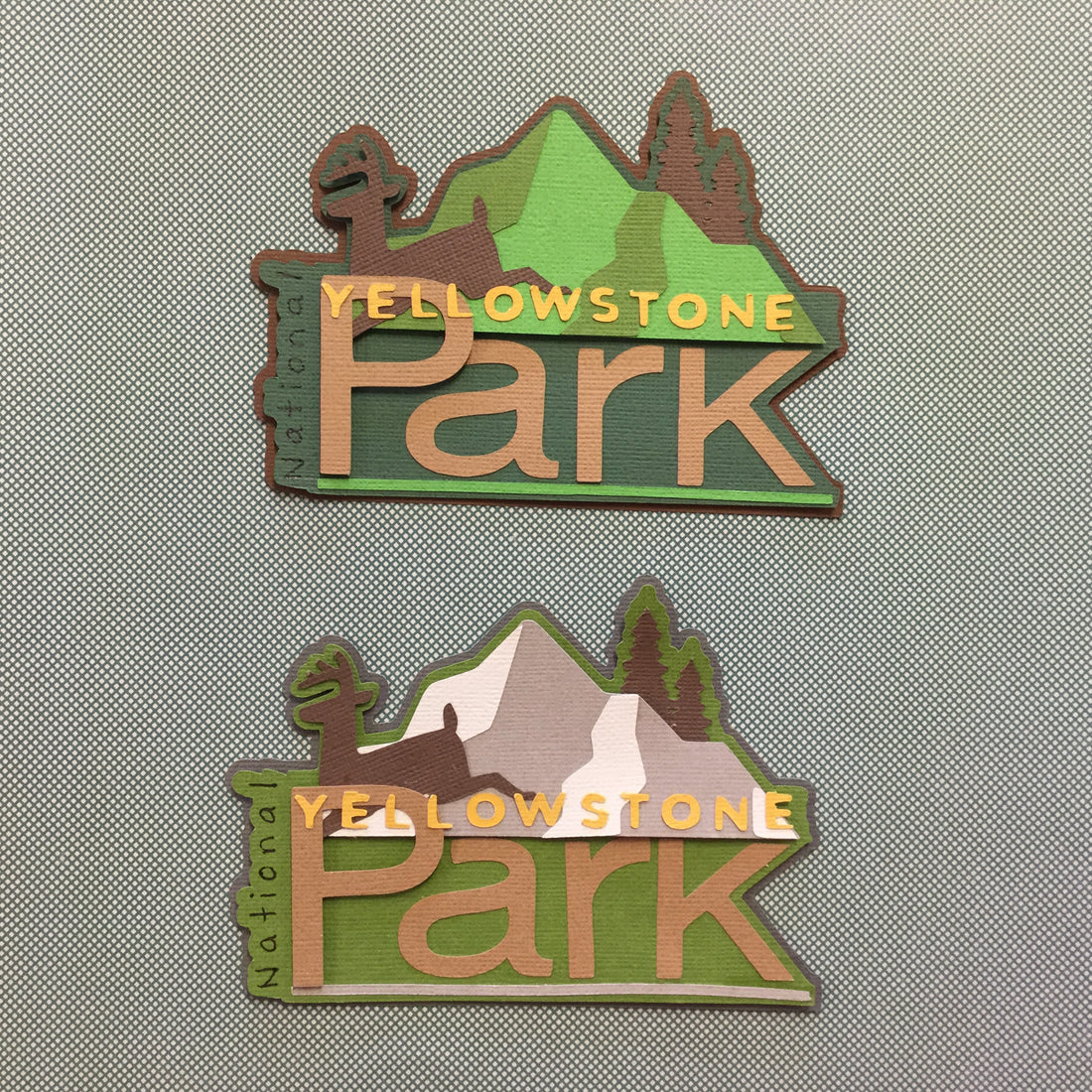 YELLOWSTONE NATIONAL PARK Outdoor Scrapbook Die Cuts Scrapbooksrus