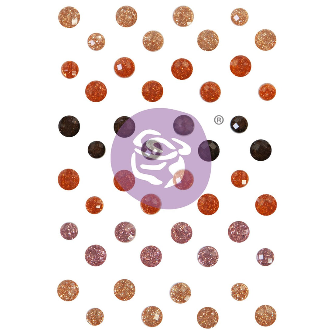 Prima Golden Desert SAY IT IN CRYSTALS Rhinestone Embellishments 48pc Scrapbooksrus