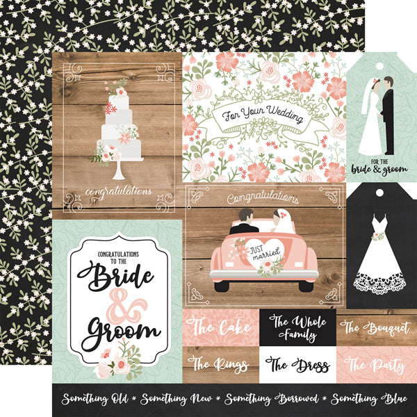 Echo Park  12&quot;x12&quot; OUR WEDDING 13pc COLLECTION KIT Scrapbooksrus 