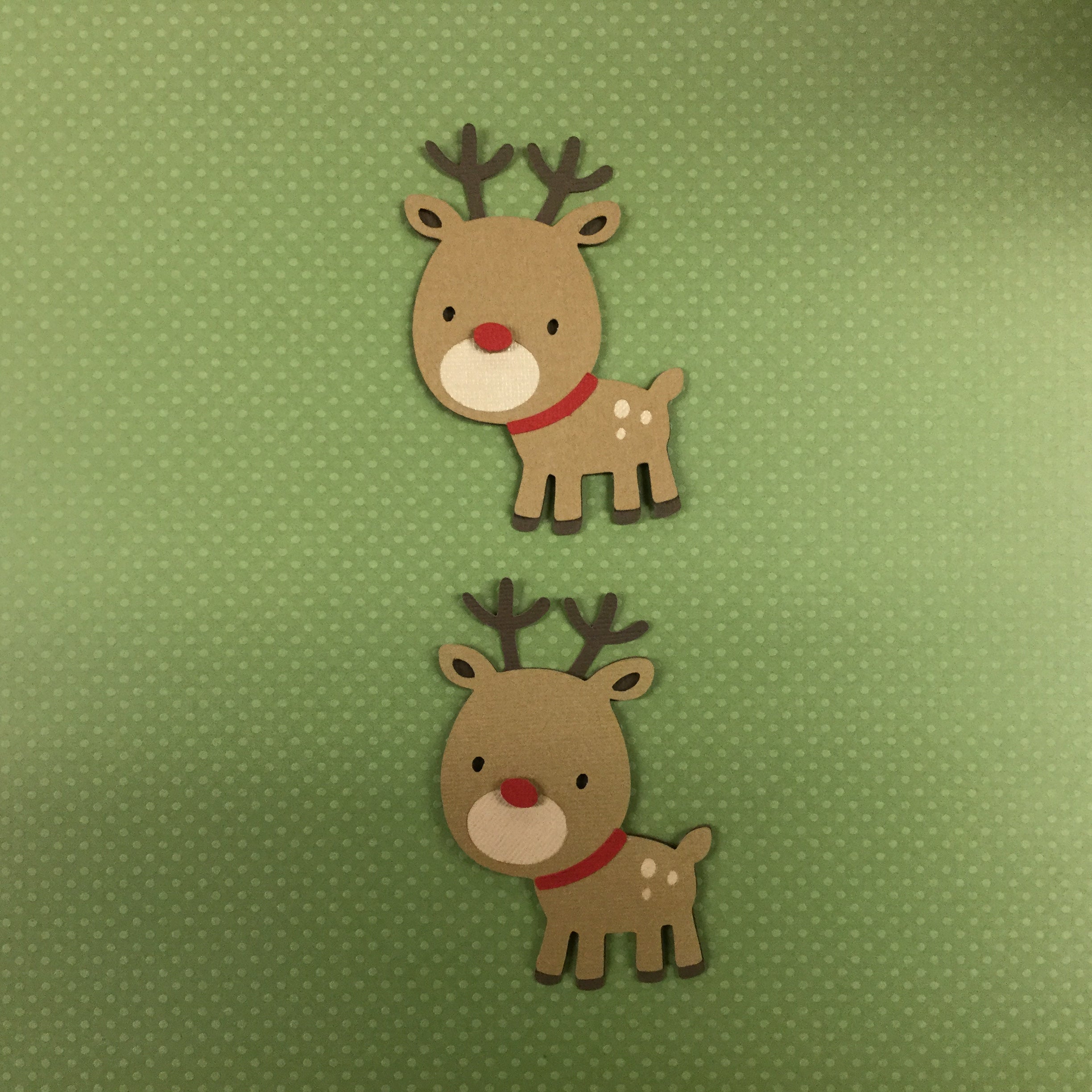 Christmas REINDEER Custom Die Cuts Scrapbooksrus 