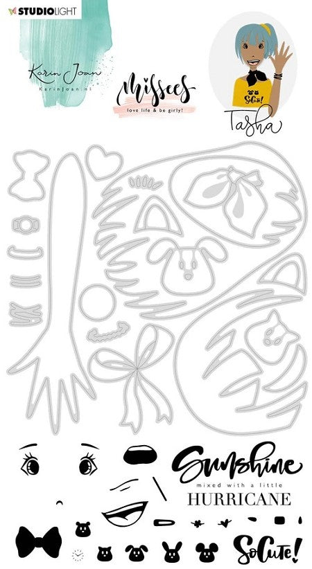 Studio Light Tasha MISSEES COLLECTION Clear Stamp & Die Set Scrapbooksrus