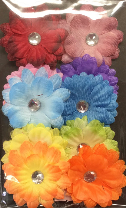 Four LAYERED FLOWERS Set of 10