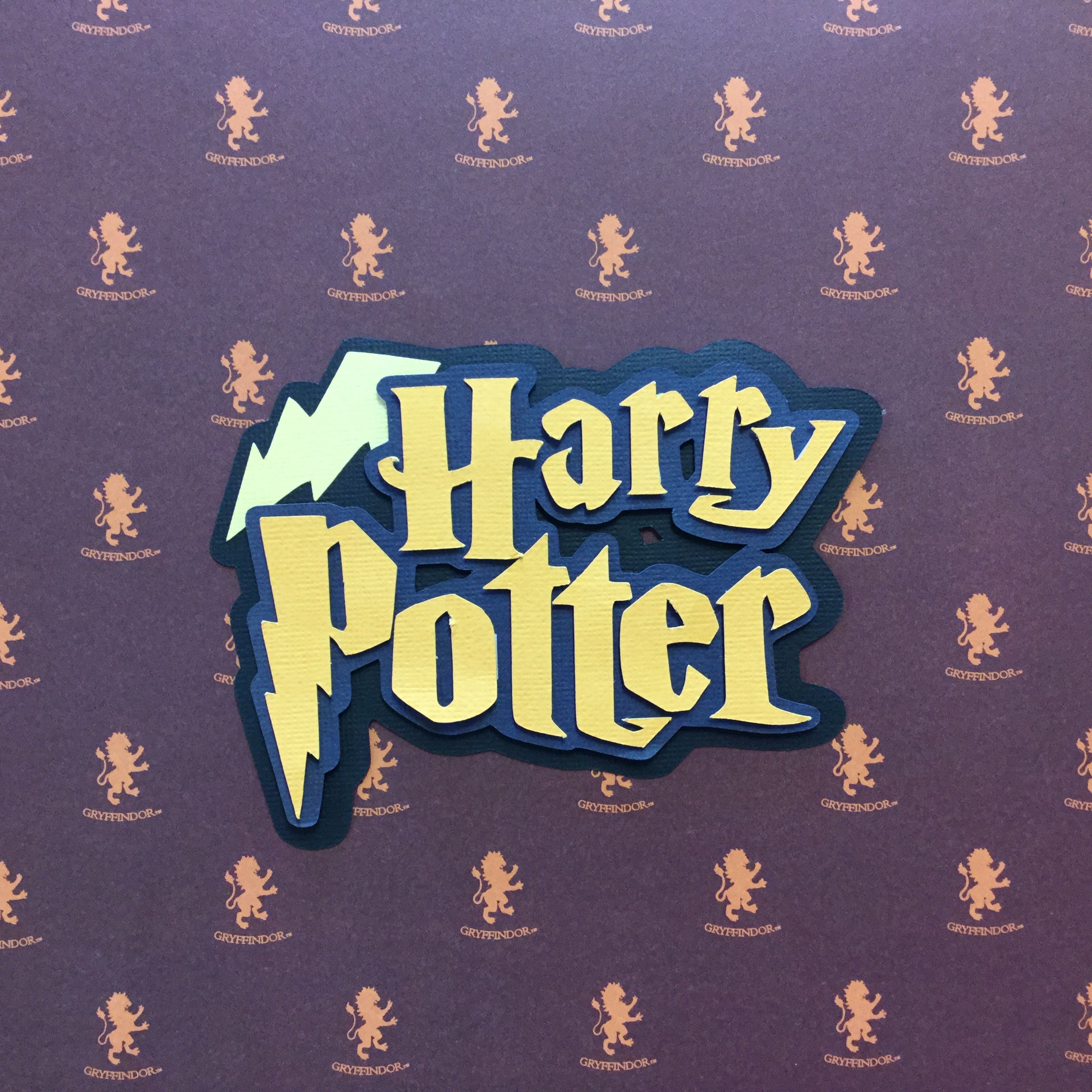 HARRY POTTER Scrapbook Die Cut Embellishment Scrapbooksrus 