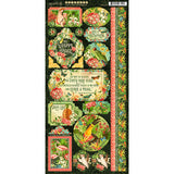 Graphic 45 LOST IN PARADISE COLLECTION Stickers 42pc. Scrapbooksrus 