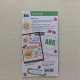 Hero Arts Clear Design AUGUST Acrylic Stamp Set 15pc Scrapbooksrus 