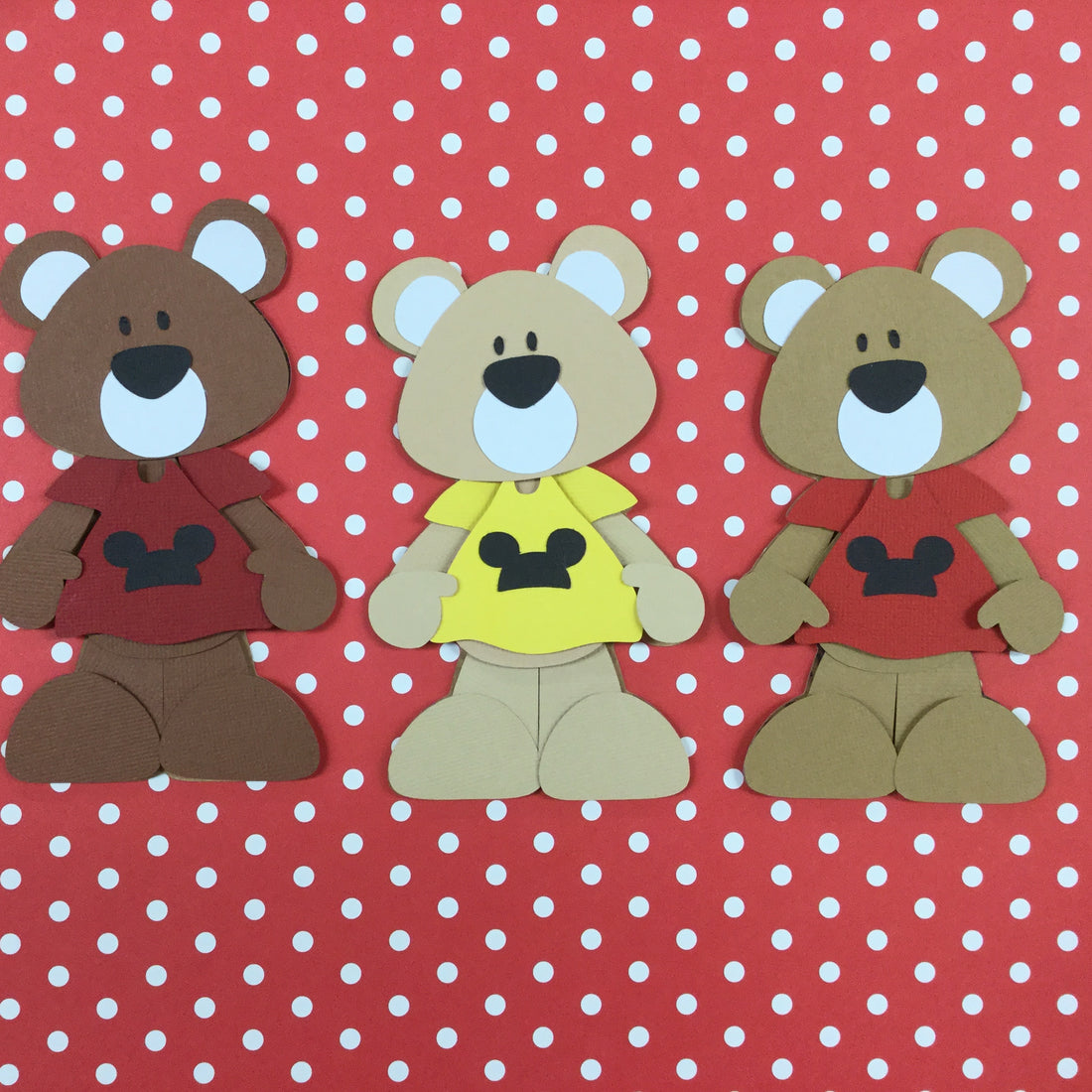 Teddy Bear DISNEY Die Cut Embellishment Scrapbooksrus