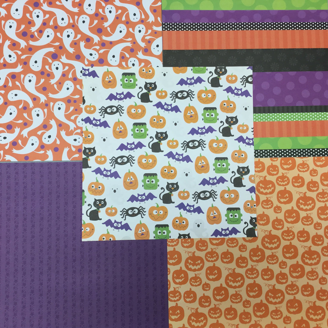 Sale HALLOWEEN Themed Lot 6pc Scrapbook Pack