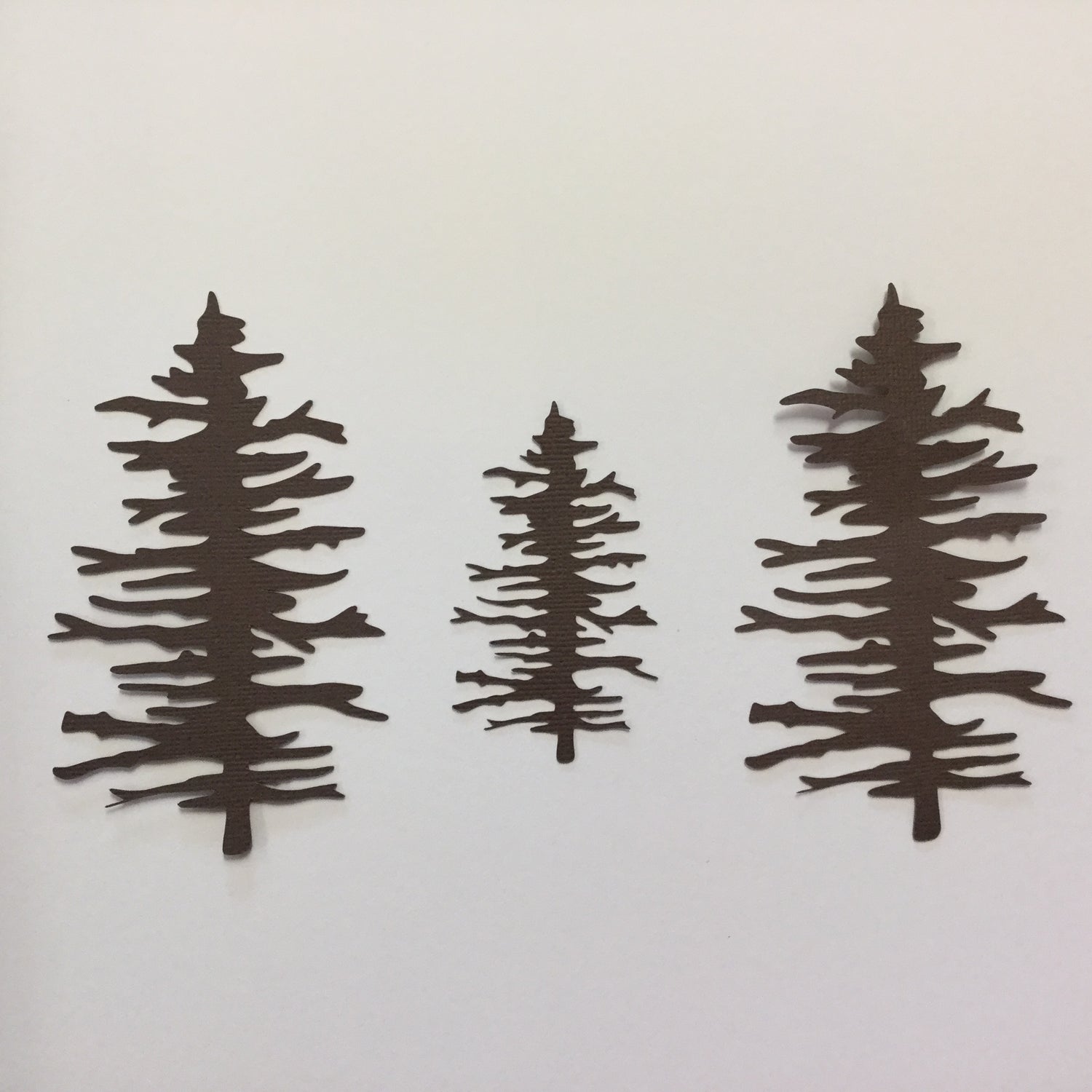 TREES Custom Scrapbook Die Cut Embellishments Brown ScrapbooksRUs 