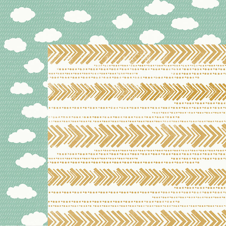 Kaisercraft Hide & Seek CLOUDS 12X12 Scrapbook Paper Scrapbooksrus