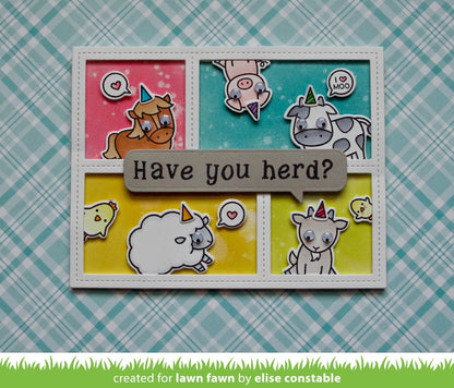 Lawn Fawn Lawn Cuts Peekaboo Backdrop Die Sample @scrapbooksrus