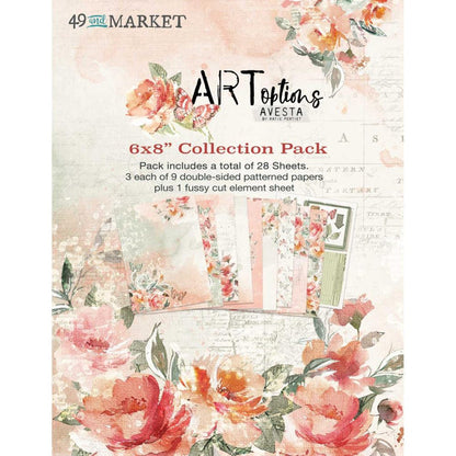 49 and Market ARTOPTIONS AVESTA 6x8” Collection Paper Pack Scrapbooksrus 