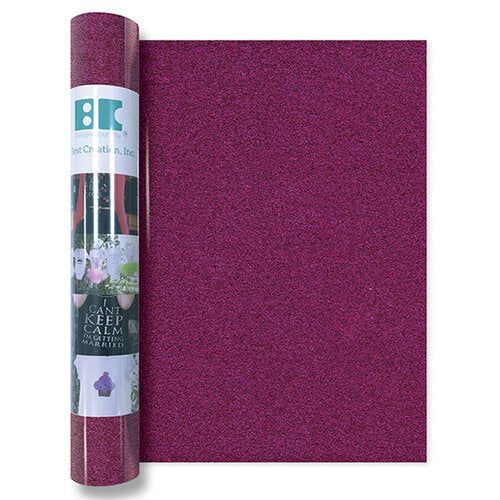 Best Creations FUSCHIA Metallic Iron-On Vinyl Scrapbooksrus