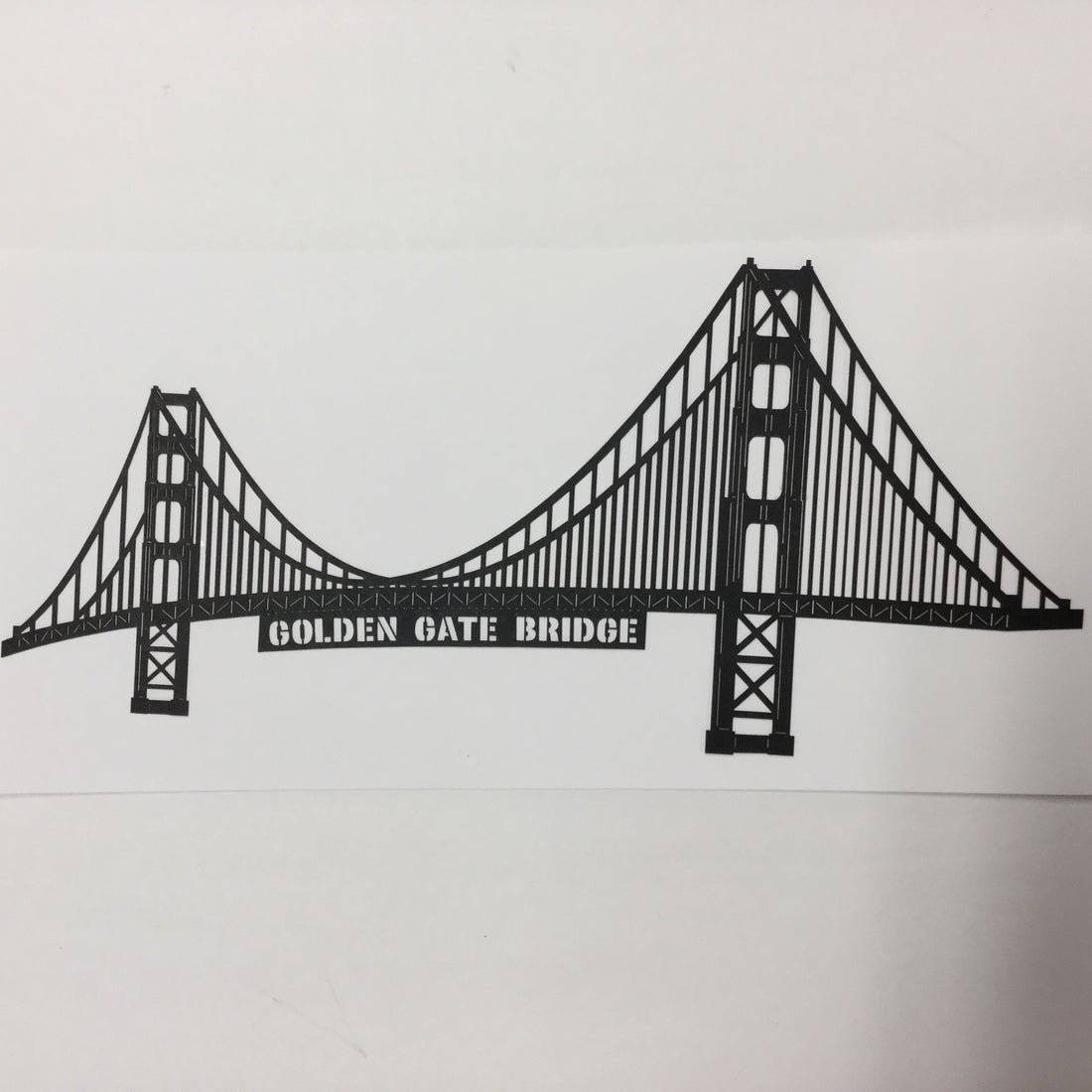 GOLDEN GATE BRIDGE Travel Laser Cut 1pc  Scrapbooksrus 