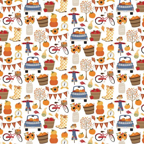 Echo Park Fall FALL HARVEST 12&quot;x12&quot; Scrapbook Paper Scrapbooksrus 