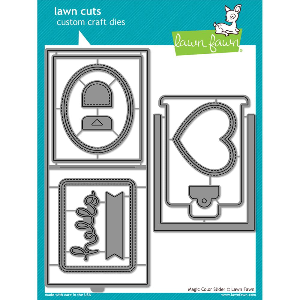 Lawn Fawn MAGIC COLOR SLIDER Metal Craft Die Scrapbooksrus Las Vegas