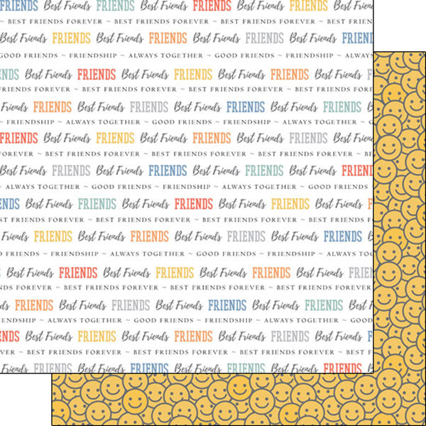 FRIENDS DS 12x12 Scrapbook Paper Scrapbooksrus