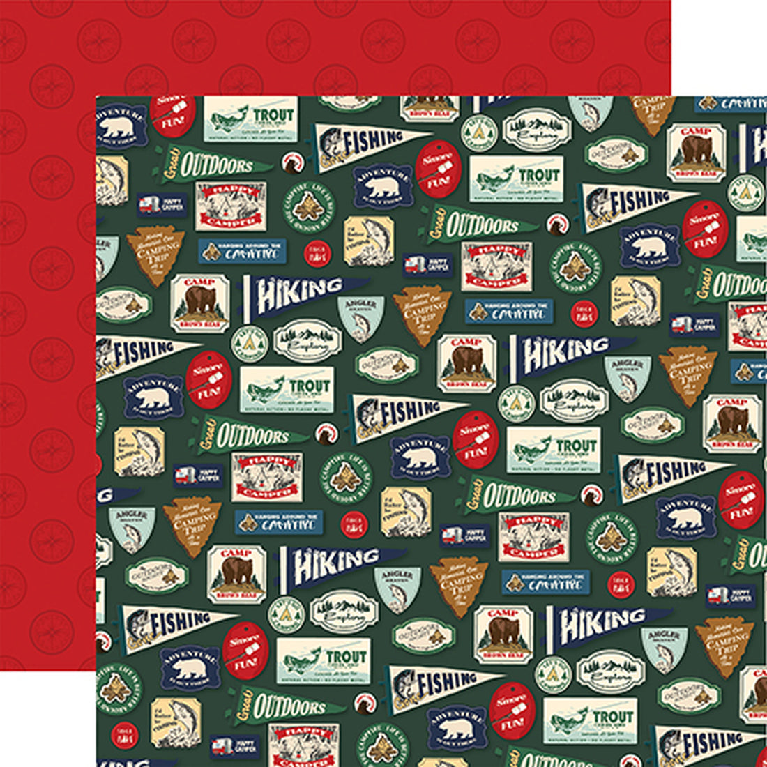 Carta Bella 12"x12" OUTDOOR ADVENTURES 13pc COLLECTION KIT Scrapbooksrus