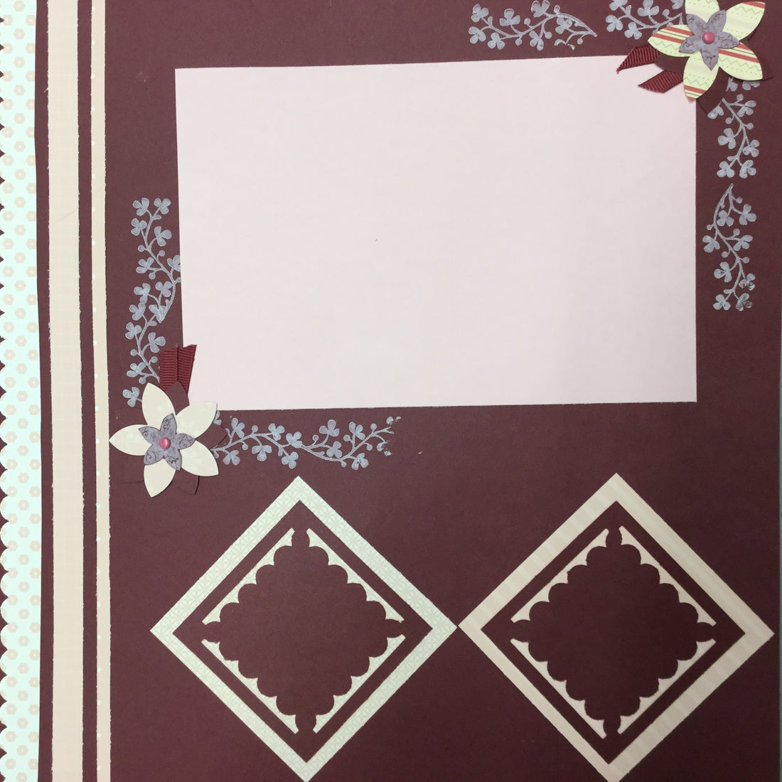 Premade Pages PINK & BURGUNDY