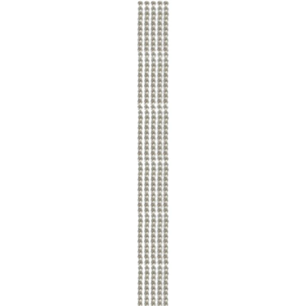 Want 2 Scrap Bling Strips WHITE PEARLS Self Adhesive 12”