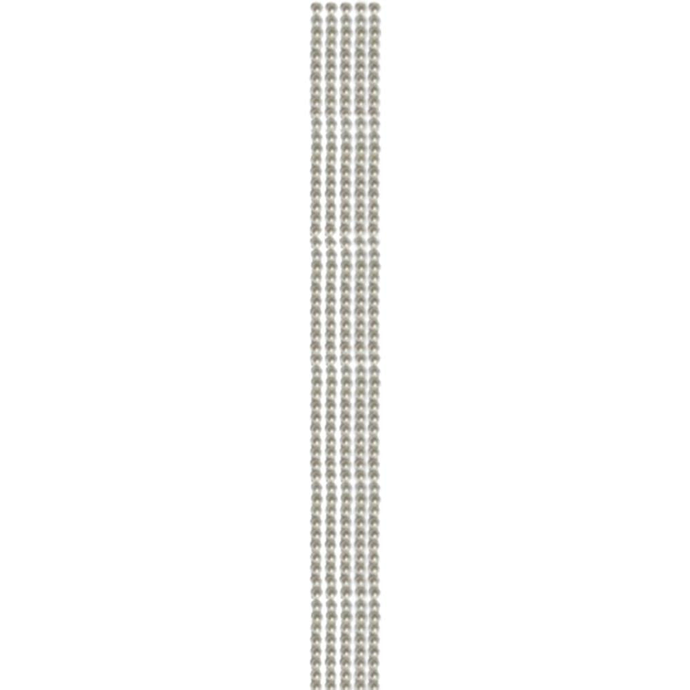 Want 2 Scrap Bling Strips WHITE PEARLS Self Adhesive 12”