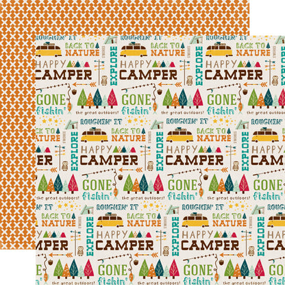 Echo Park HAPPY CAMPER 12”x12” 13pc COLLECTION KIT Scrapbooksrus 