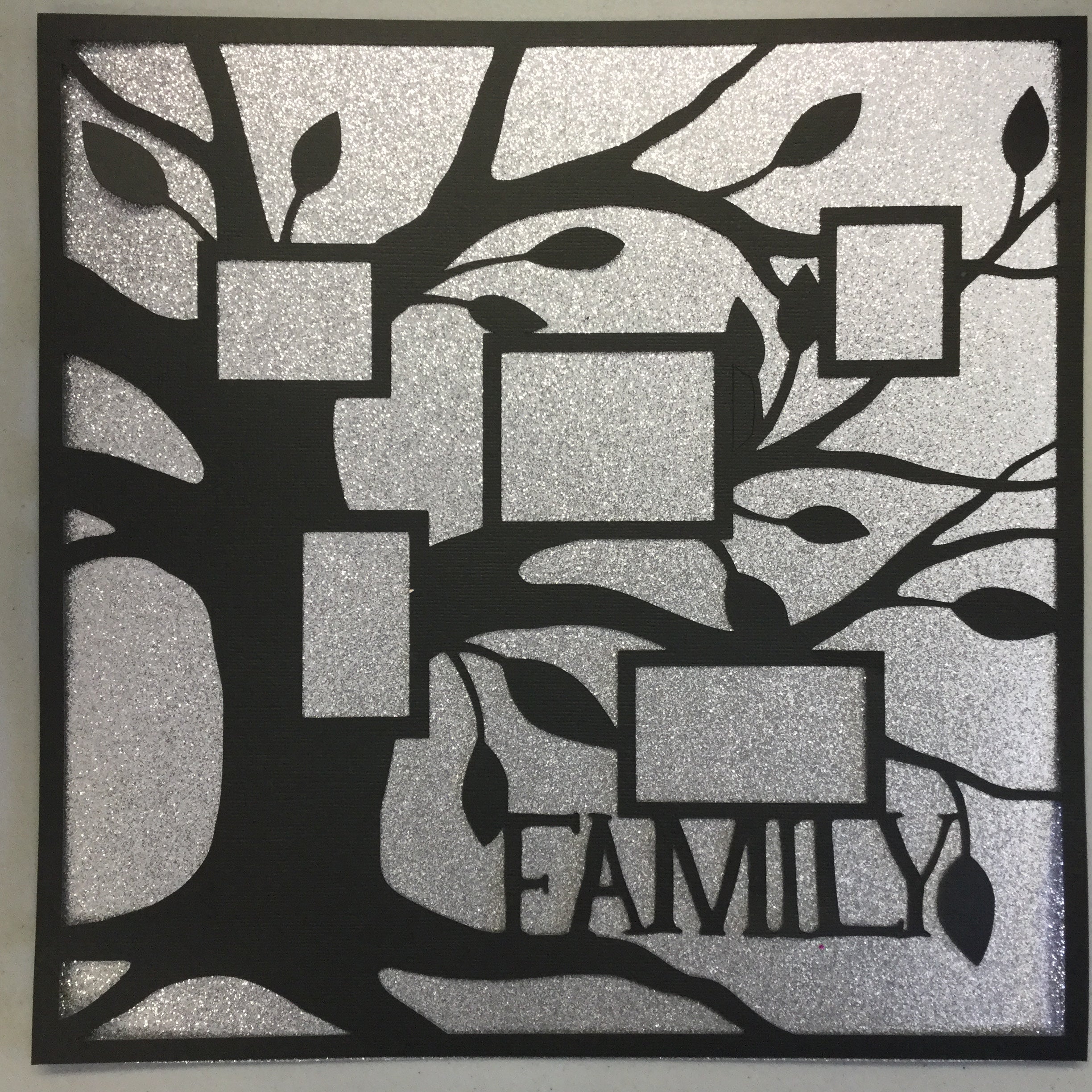 Page Frame FAMILY TREE Scrapbook 