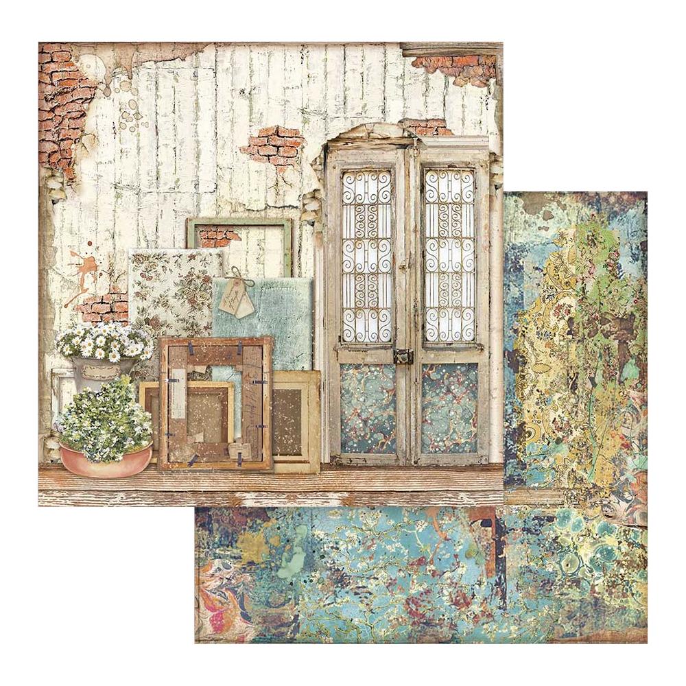 Stamperia Atelier De Arts DOOR SBB777 12&quot;X12&quot; Scrapbook Paper Scrapbooksrus 