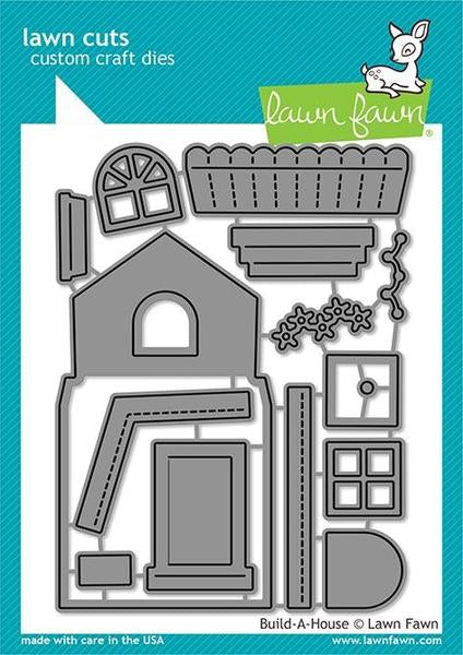 Lawn Cuts BUILD A HOUSE Custom Craft Dies 14pc Scrapbooksrus