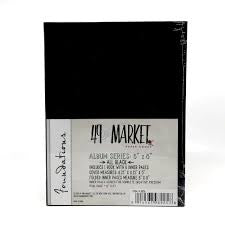49 and Market Foundations ALBUM SERIES 6"X8" BLACK